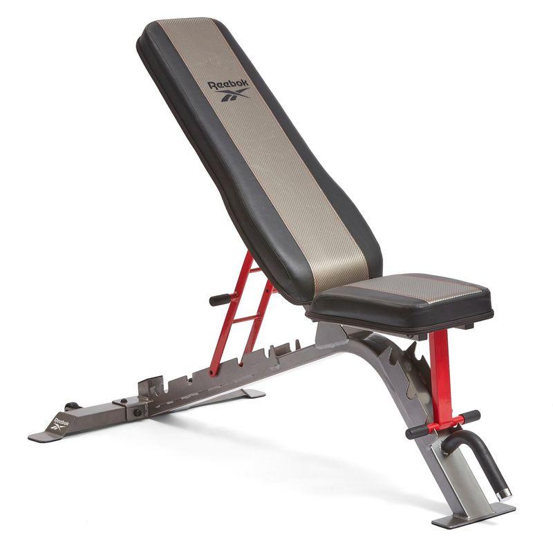 Reebok Utility Bench justerbar træningsbænk med transporthjul